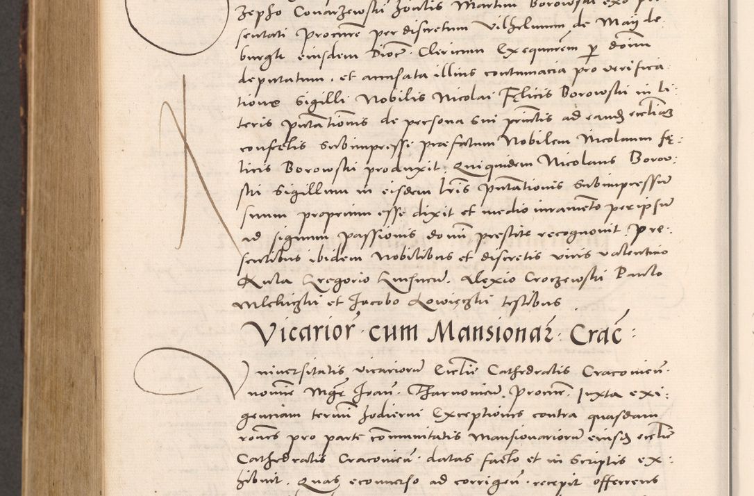 Zdjęcie nr 1016 dla obiektu archiwalnego: Acta actorum causarum, sentenciarum tam diffinitivarum quam interloquutoriarum, decretorum, obligationum, quietationum et constitucionum procuratorum coram reverendo domino Bartholomeo Ganthkowsky cancellario Gnesnensi, archidiacono et reverendissimi in Christo patris domini Andree Dei gratia episcopi Cracoviensis vicario in spiritualibus generali Cracoviensi ad annum Domini millesimum quingentesimum quingentesimum primum, cuius indictio nona, pontificatus sanctissimi in Christo patris domini Julii divina providencia pape tercii, annus secundus (sic!) felici omine incipiutur.