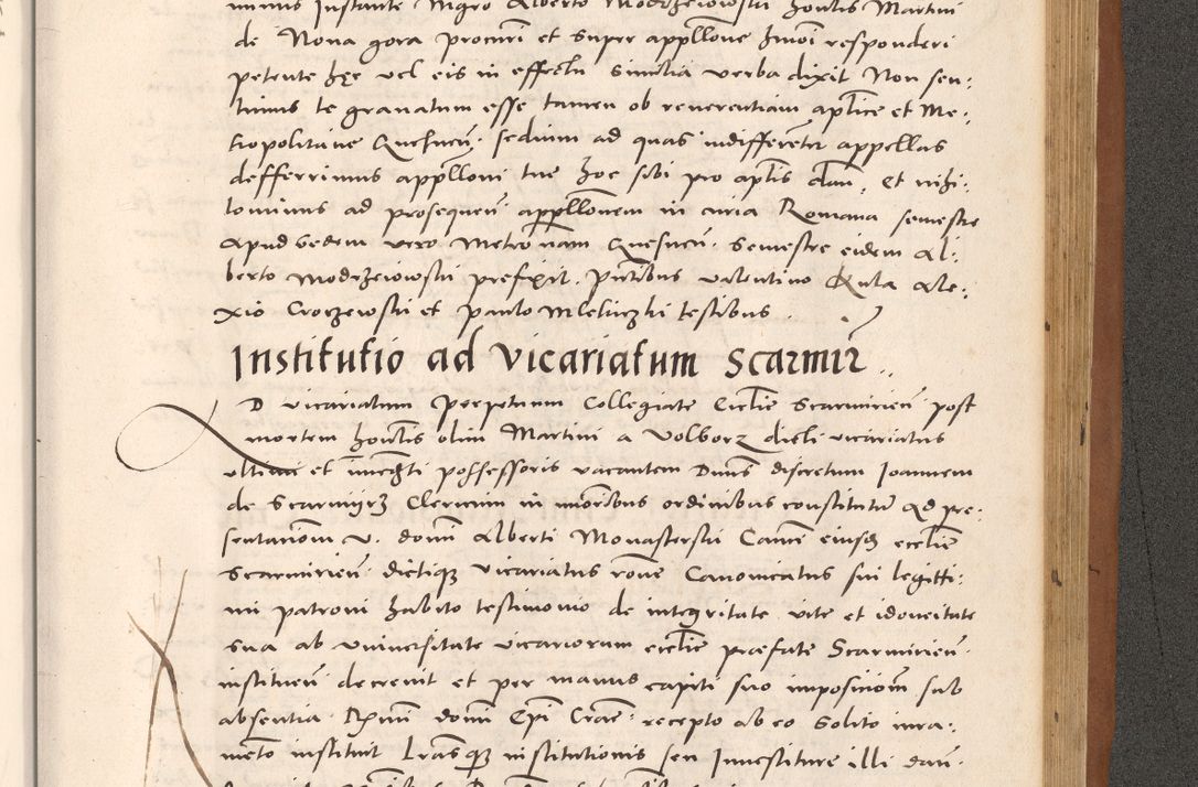 Zdjęcie nr 1015 dla obiektu archiwalnego: Acta actorum causarum, sentenciarum tam diffinitivarum quam interloquutoriarum, decretorum, obligationum, quietationum et constitucionum procuratorum coram reverendo domino Bartholomeo Ganthkowsky cancellario Gnesnensi, archidiacono et reverendissimi in Christo patris domini Andree Dei gratia episcopi Cracoviensis vicario in spiritualibus generali Cracoviensi ad annum Domini millesimum quingentesimum quingentesimum primum, cuius indictio nona, pontificatus sanctissimi in Christo patris domini Julii divina providencia pape tercii, annus secundus (sic!) felici omine incipiutur.