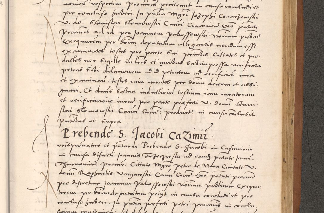 Zdjęcie nr 1023 dla obiektu archiwalnego: Acta actorum causarum, sentenciarum tam diffinitivarum quam interloquutoriarum, decretorum, obligationum, quietationum et constitucionum procuratorum coram reverendo domino Bartholomeo Ganthkowsky cancellario Gnesnensi, archidiacono et reverendissimi in Christo patris domini Andree Dei gratia episcopi Cracoviensis vicario in spiritualibus generali Cracoviensi ad annum Domini millesimum quingentesimum quingentesimum primum, cuius indictio nona, pontificatus sanctissimi in Christo patris domini Julii divina providencia pape tercii, annus secundus (sic!) felici omine incipiutur.