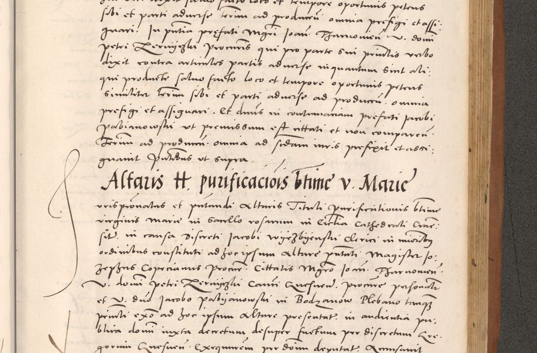 Zdjęcie nr 1013 dla obiektu archiwalnego: Acta actorum causarum, sentenciarum tam diffinitivarum quam interloquutoriarum, decretorum, obligationum, quietationum et constitucionum procuratorum coram reverendo domino Bartholomeo Ganthkowsky cancellario Gnesnensi, archidiacono et reverendissimi in Christo patris domini Andree Dei gratia episcopi Cracoviensis vicario in spiritualibus generali Cracoviensi ad annum Domini millesimum quingentesimum quingentesimum primum, cuius indictio nona, pontificatus sanctissimi in Christo patris domini Julii divina providencia pape tercii, annus secundus (sic!) felici omine incipiutur.