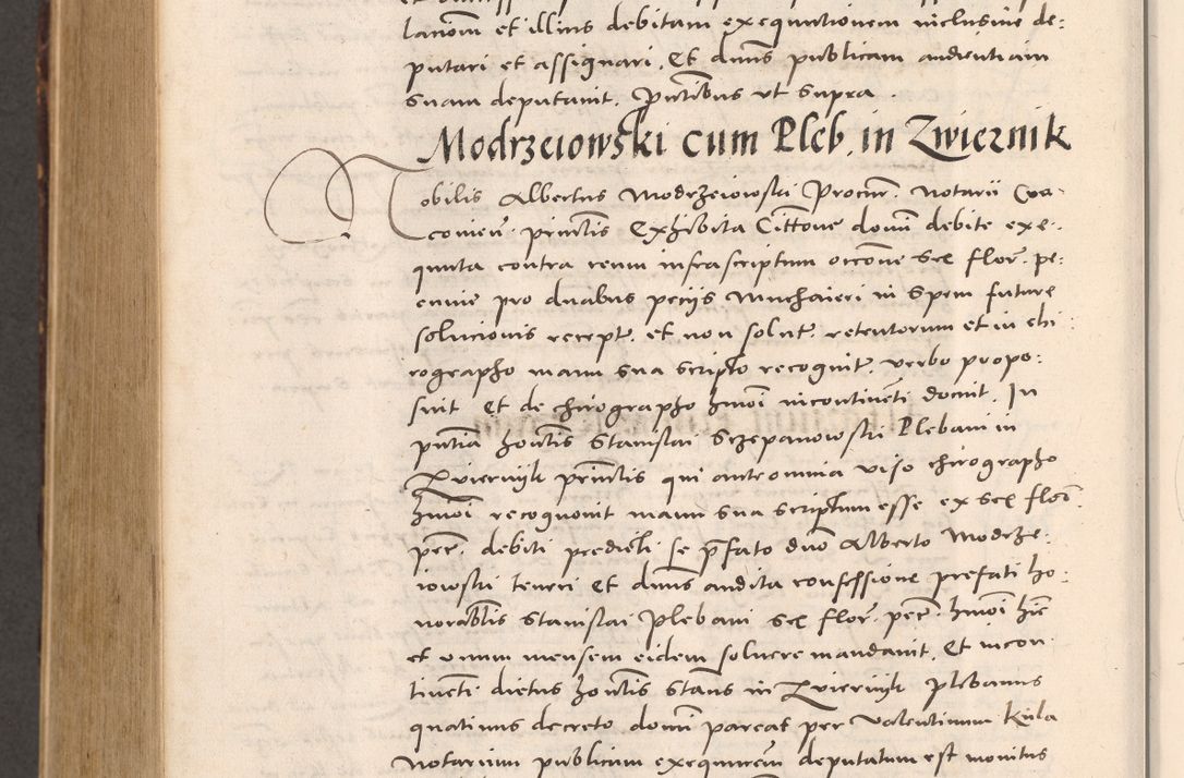Zdjęcie nr 1004 dla obiektu archiwalnego: Acta actorum causarum, sentenciarum tam diffinitivarum quam interloquutoriarum, decretorum, obligationum, quietationum et constitucionum procuratorum coram reverendo domino Bartholomeo Ganthkowsky cancellario Gnesnensi, archidiacono et reverendissimi in Christo patris domini Andree Dei gratia episcopi Cracoviensis vicario in spiritualibus generali Cracoviensi ad annum Domini millesimum quingentesimum quingentesimum primum, cuius indictio nona, pontificatus sanctissimi in Christo patris domini Julii divina providencia pape tercii, annus secundus (sic!) felici omine incipiutur.