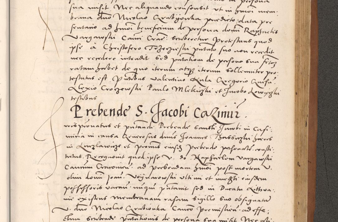 Zdjęcie nr 1009 dla obiektu archiwalnego: Acta actorum causarum, sentenciarum tam diffinitivarum quam interloquutoriarum, decretorum, obligationum, quietationum et constitucionum procuratorum coram reverendo domino Bartholomeo Ganthkowsky cancellario Gnesnensi, archidiacono et reverendissimi in Christo patris domini Andree Dei gratia episcopi Cracoviensis vicario in spiritualibus generali Cracoviensi ad annum Domini millesimum quingentesimum quingentesimum primum, cuius indictio nona, pontificatus sanctissimi in Christo patris domini Julii divina providencia pape tercii, annus secundus (sic!) felici omine incipiutur.