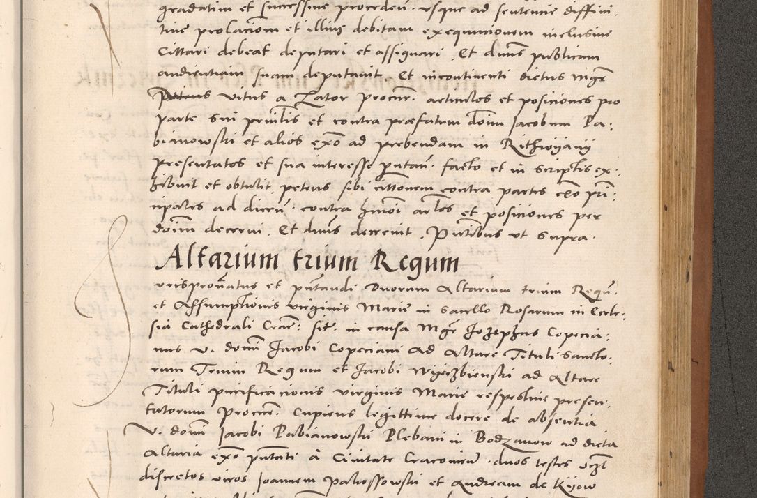 Zdjęcie nr 1003 dla obiektu archiwalnego: Acta actorum causarum, sentenciarum tam diffinitivarum quam interloquutoriarum, decretorum, obligationum, quietationum et constitucionum procuratorum coram reverendo domino Bartholomeo Ganthkowsky cancellario Gnesnensi, archidiacono et reverendissimi in Christo patris domini Andree Dei gratia episcopi Cracoviensis vicario in spiritualibus generali Cracoviensi ad annum Domini millesimum quingentesimum quingentesimum primum, cuius indictio nona, pontificatus sanctissimi in Christo patris domini Julii divina providencia pape tercii, annus secundus (sic!) felici omine incipiutur.