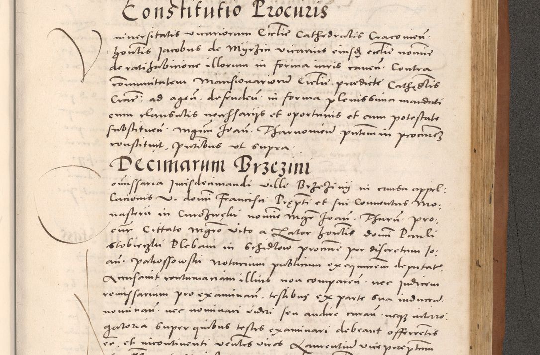Zdjęcie nr 1001 dla obiektu archiwalnego: Acta actorum causarum, sentenciarum tam diffinitivarum quam interloquutoriarum, decretorum, obligationum, quietationum et constitucionum procuratorum coram reverendo domino Bartholomeo Ganthkowsky cancellario Gnesnensi, archidiacono et reverendissimi in Christo patris domini Andree Dei gratia episcopi Cracoviensis vicario in spiritualibus generali Cracoviensi ad annum Domini millesimum quingentesimum quingentesimum primum, cuius indictio nona, pontificatus sanctissimi in Christo patris domini Julii divina providencia pape tercii, annus secundus (sic!) felici omine incipiutur.