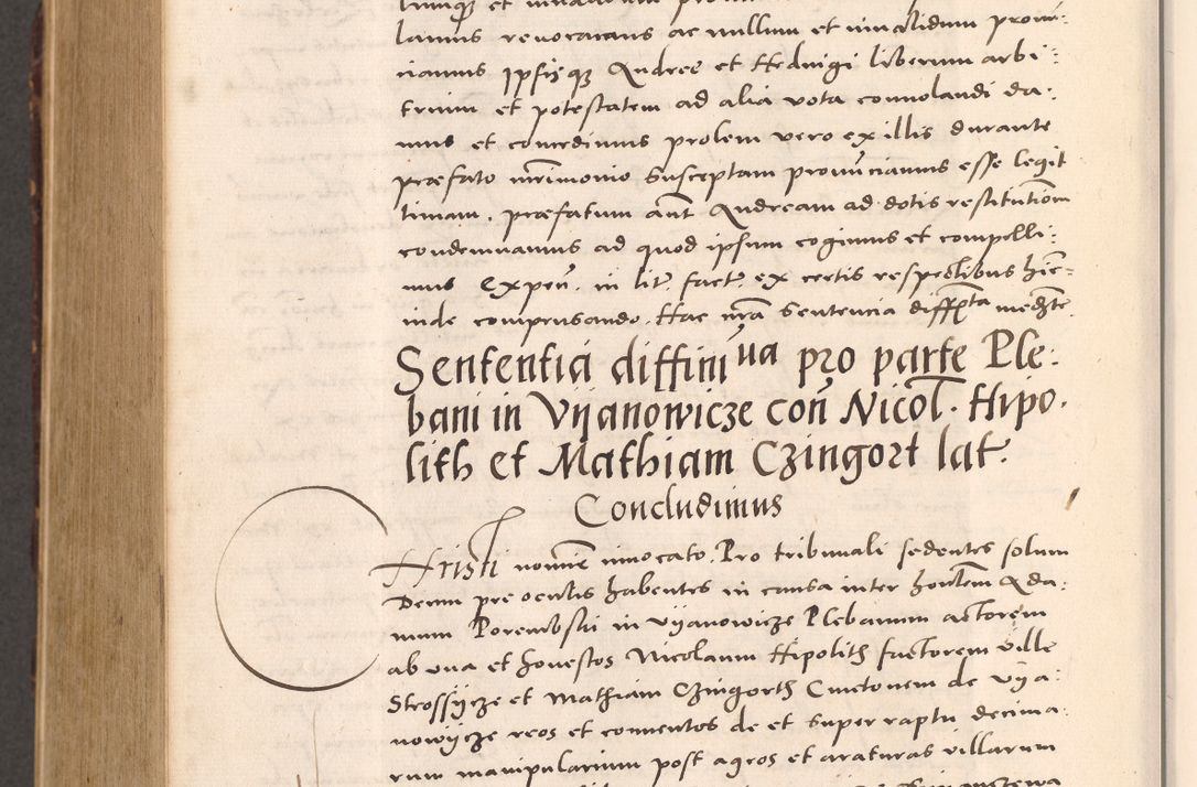 Zdjęcie nr 986 dla obiektu archiwalnego: Acta actorum causarum, sentenciarum tam diffinitivarum quam interloquutoriarum, decretorum, obligationum, quietationum et constitucionum procuratorum coram reverendo domino Bartholomeo Ganthkowsky cancellario Gnesnensi, archidiacono et reverendissimi in Christo patris domini Andree Dei gratia episcopi Cracoviensis vicario in spiritualibus generali Cracoviensi ad annum Domini millesimum quingentesimum quingentesimum primum, cuius indictio nona, pontificatus sanctissimi in Christo patris domini Julii divina providencia pape tercii, annus secundus (sic!) felici omine incipiutur.