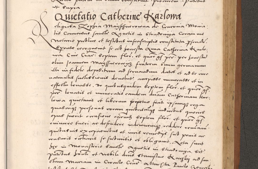 Zdjęcie nr 983 dla obiektu archiwalnego: Acta actorum causarum, sentenciarum tam diffinitivarum quam interloquutoriarum, decretorum, obligationum, quietationum et constitucionum procuratorum coram reverendo domino Bartholomeo Ganthkowsky cancellario Gnesnensi, archidiacono et reverendissimi in Christo patris domini Andree Dei gratia episcopi Cracoviensis vicario in spiritualibus generali Cracoviensi ad annum Domini millesimum quingentesimum quingentesimum primum, cuius indictio nona, pontificatus sanctissimi in Christo patris domini Julii divina providencia pape tercii, annus secundus (sic!) felici omine incipiutur.
