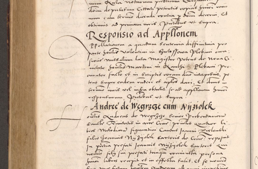 Zdjęcie nr 980 dla obiektu archiwalnego: Acta actorum causarum, sentenciarum tam diffinitivarum quam interloquutoriarum, decretorum, obligationum, quietationum et constitucionum procuratorum coram reverendo domino Bartholomeo Ganthkowsky cancellario Gnesnensi, archidiacono et reverendissimi in Christo patris domini Andree Dei gratia episcopi Cracoviensis vicario in spiritualibus generali Cracoviensi ad annum Domini millesimum quingentesimum quingentesimum primum, cuius indictio nona, pontificatus sanctissimi in Christo patris domini Julii divina providencia pape tercii, annus secundus (sic!) felici omine incipiutur.