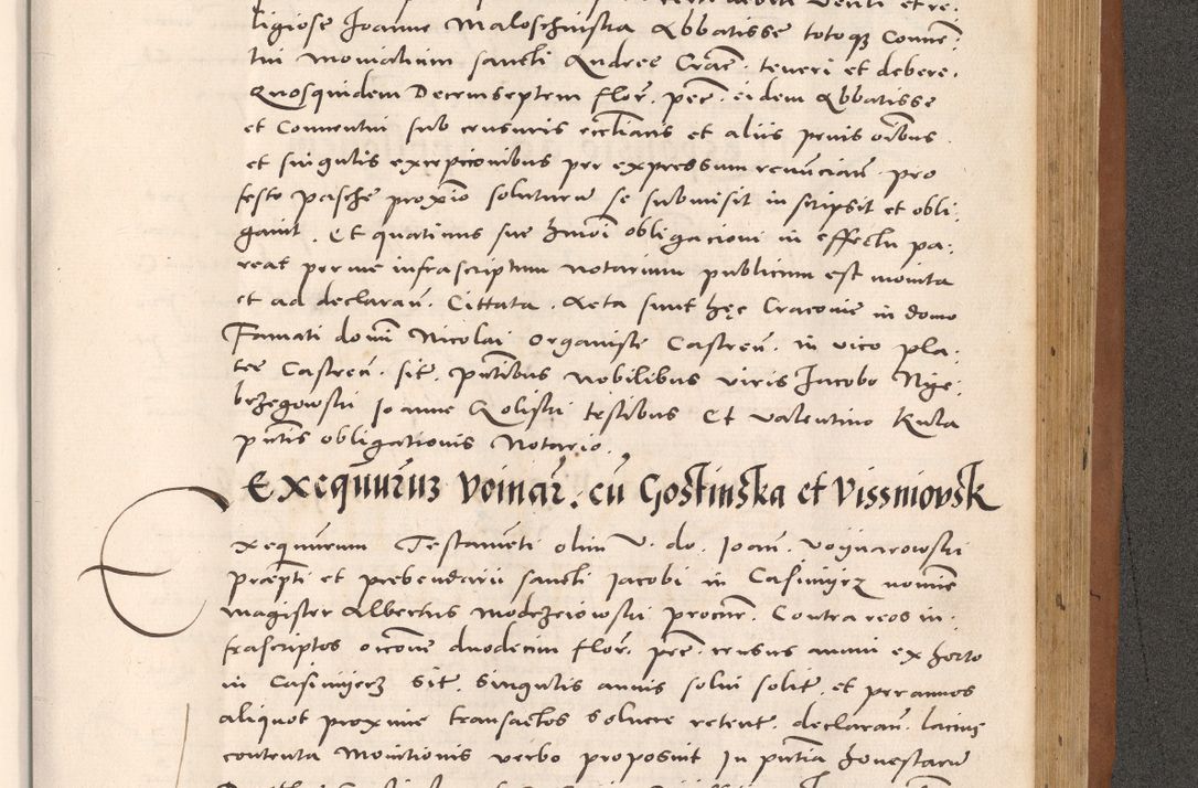 Zdjęcie nr 979 dla obiektu archiwalnego: Acta actorum causarum, sentenciarum tam diffinitivarum quam interloquutoriarum, decretorum, obligationum, quietationum et constitucionum procuratorum coram reverendo domino Bartholomeo Ganthkowsky cancellario Gnesnensi, archidiacono et reverendissimi in Christo patris domini Andree Dei gratia episcopi Cracoviensis vicario in spiritualibus generali Cracoviensi ad annum Domini millesimum quingentesimum quingentesimum primum, cuius indictio nona, pontificatus sanctissimi in Christo patris domini Julii divina providencia pape tercii, annus secundus (sic!) felici omine incipiutur.
