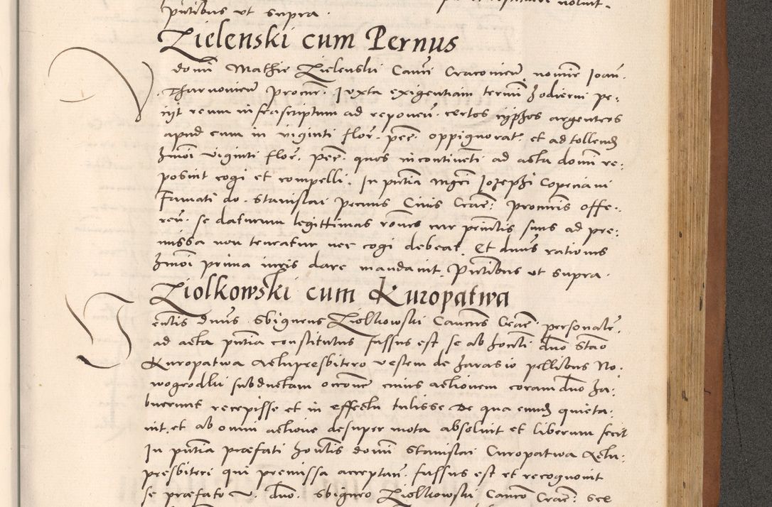 Zdjęcie nr 975 dla obiektu archiwalnego: Acta actorum causarum, sentenciarum tam diffinitivarum quam interloquutoriarum, decretorum, obligationum, quietationum et constitucionum procuratorum coram reverendo domino Bartholomeo Ganthkowsky cancellario Gnesnensi, archidiacono et reverendissimi in Christo patris domini Andree Dei gratia episcopi Cracoviensis vicario in spiritualibus generali Cracoviensi ad annum Domini millesimum quingentesimum quingentesimum primum, cuius indictio nona, pontificatus sanctissimi in Christo patris domini Julii divina providencia pape tercii, annus secundus (sic!) felici omine incipiutur.