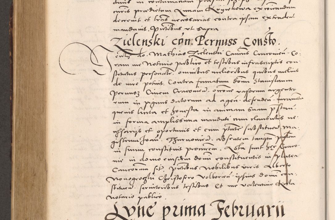 Zdjęcie nr 976 dla obiektu archiwalnego: Acta actorum causarum, sentenciarum tam diffinitivarum quam interloquutoriarum, decretorum, obligationum, quietationum et constitucionum procuratorum coram reverendo domino Bartholomeo Ganthkowsky cancellario Gnesnensi, archidiacono et reverendissimi in Christo patris domini Andree Dei gratia episcopi Cracoviensis vicario in spiritualibus generali Cracoviensi ad annum Domini millesimum quingentesimum quingentesimum primum, cuius indictio nona, pontificatus sanctissimi in Christo patris domini Julii divina providencia pape tercii, annus secundus (sic!) felici omine incipiutur.