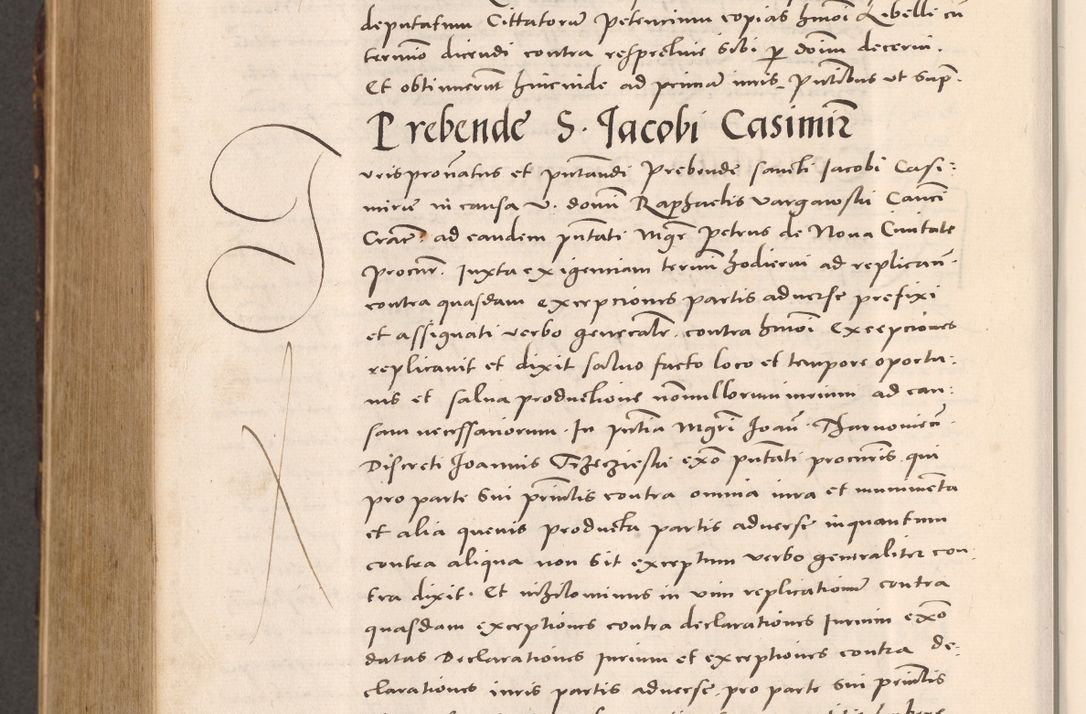 Zdjęcie nr 970 dla obiektu archiwalnego: Acta actorum causarum, sentenciarum tam diffinitivarum quam interloquutoriarum, decretorum, obligationum, quietationum et constitucionum procuratorum coram reverendo domino Bartholomeo Ganthkowsky cancellario Gnesnensi, archidiacono et reverendissimi in Christo patris domini Andree Dei gratia episcopi Cracoviensis vicario in spiritualibus generali Cracoviensi ad annum Domini millesimum quingentesimum quingentesimum primum, cuius indictio nona, pontificatus sanctissimi in Christo patris domini Julii divina providencia pape tercii, annus secundus (sic!) felici omine incipiutur.