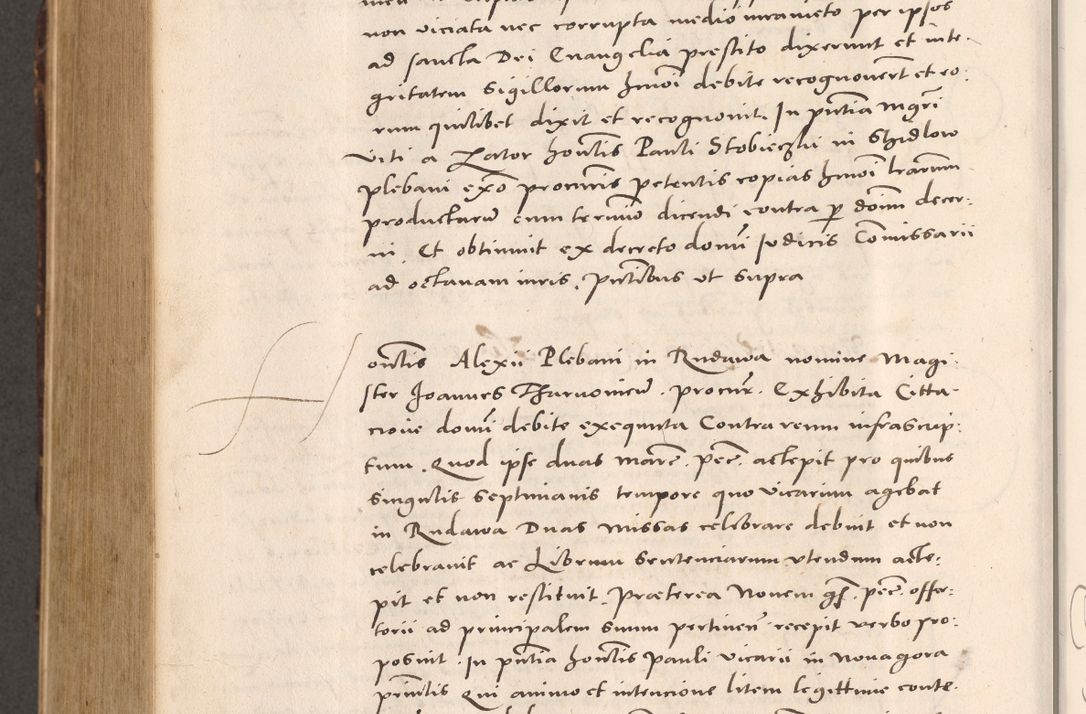 Zdjęcie nr 962 dla obiektu archiwalnego: Acta actorum causarum, sentenciarum tam diffinitivarum quam interloquutoriarum, decretorum, obligationum, quietationum et constitucionum procuratorum coram reverendo domino Bartholomeo Ganthkowsky cancellario Gnesnensi, archidiacono et reverendissimi in Christo patris domini Andree Dei gratia episcopi Cracoviensis vicario in spiritualibus generali Cracoviensi ad annum Domini millesimum quingentesimum quingentesimum primum, cuius indictio nona, pontificatus sanctissimi in Christo patris domini Julii divina providencia pape tercii, annus secundus (sic!) felici omine incipiutur.