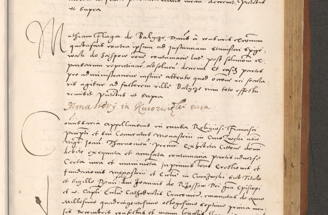 Zdjęcie nr 961 dla obiektu archiwalnego: Acta actorum causarum, sentenciarum tam diffinitivarum quam interloquutoriarum, decretorum, obligationum, quietationum et constitucionum procuratorum coram reverendo domino Bartholomeo Ganthkowsky cancellario Gnesnensi, archidiacono et reverendissimi in Christo patris domini Andree Dei gratia episcopi Cracoviensis vicario in spiritualibus generali Cracoviensi ad annum Domini millesimum quingentesimum quingentesimum primum, cuius indictio nona, pontificatus sanctissimi in Christo patris domini Julii divina providencia pape tercii, annus secundus (sic!) felici omine incipiutur.