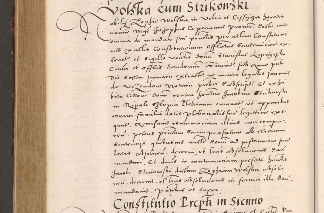 Zdjęcie nr 956 dla obiektu archiwalnego: Acta actorum causarum, sentenciarum tam diffinitivarum quam interloquutoriarum, decretorum, obligationum, quietationum et constitucionum procuratorum coram reverendo domino Bartholomeo Ganthkowsky cancellario Gnesnensi, archidiacono et reverendissimi in Christo patris domini Andree Dei gratia episcopi Cracoviensis vicario in spiritualibus generali Cracoviensi ad annum Domini millesimum quingentesimum quingentesimum primum, cuius indictio nona, pontificatus sanctissimi in Christo patris domini Julii divina providencia pape tercii, annus secundus (sic!) felici omine incipiutur.