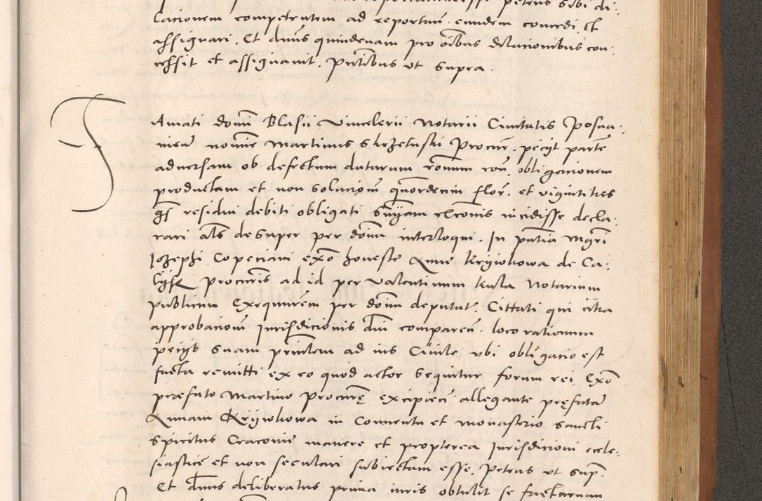 Zdjęcie nr 953 dla obiektu archiwalnego: Acta actorum causarum, sentenciarum tam diffinitivarum quam interloquutoriarum, decretorum, obligationum, quietationum et constitucionum procuratorum coram reverendo domino Bartholomeo Ganthkowsky cancellario Gnesnensi, archidiacono et reverendissimi in Christo patris domini Andree Dei gratia episcopi Cracoviensis vicario in spiritualibus generali Cracoviensi ad annum Domini millesimum quingentesimum quingentesimum primum, cuius indictio nona, pontificatus sanctissimi in Christo patris domini Julii divina providencia pape tercii, annus secundus (sic!) felici omine incipiutur.