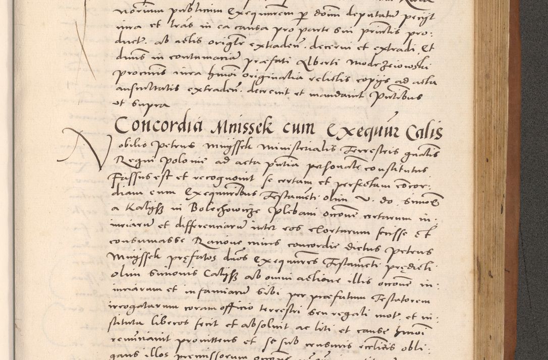 Zdjęcie nr 947 dla obiektu archiwalnego: Acta actorum causarum, sentenciarum tam diffinitivarum quam interloquutoriarum, decretorum, obligationum, quietationum et constitucionum procuratorum coram reverendo domino Bartholomeo Ganthkowsky cancellario Gnesnensi, archidiacono et reverendissimi in Christo patris domini Andree Dei gratia episcopi Cracoviensis vicario in spiritualibus generali Cracoviensi ad annum Domini millesimum quingentesimum quingentesimum primum, cuius indictio nona, pontificatus sanctissimi in Christo patris domini Julii divina providencia pape tercii, annus secundus (sic!) felici omine incipiutur.