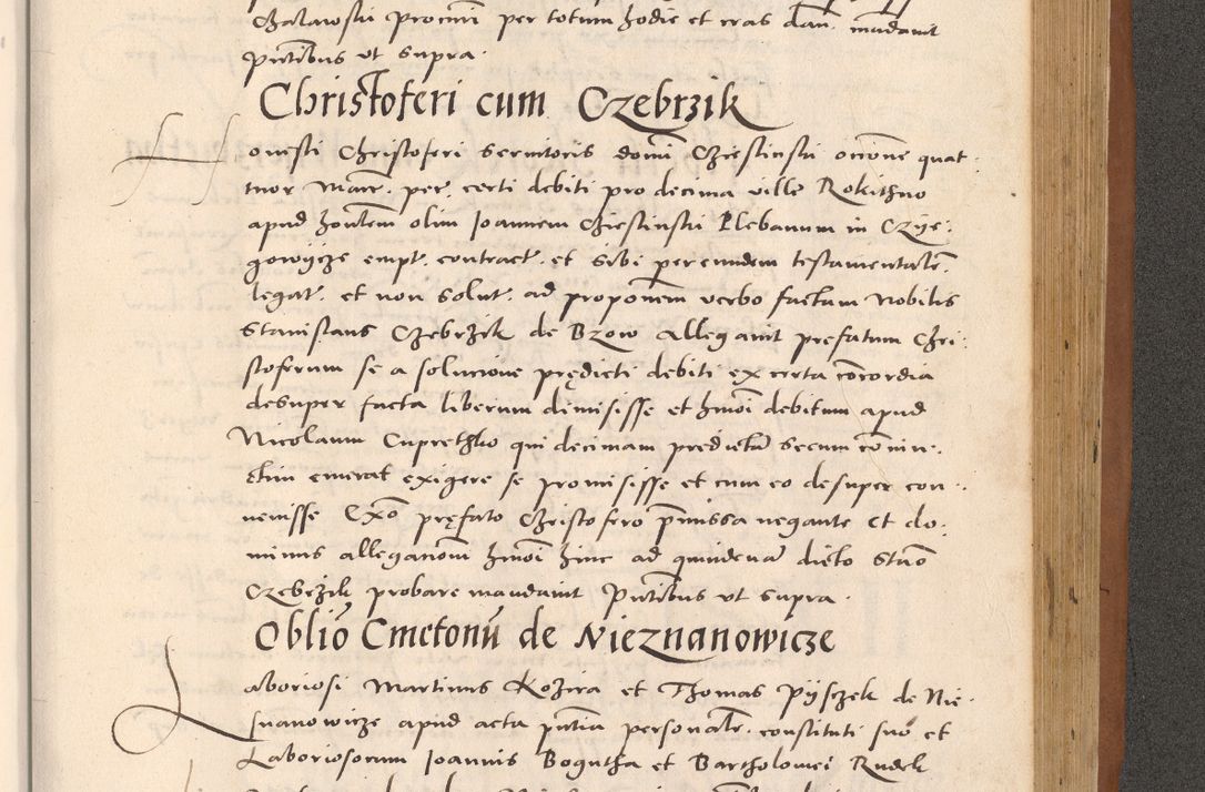 Zdjęcie nr 919 dla obiektu archiwalnego: Acta actorum causarum, sentenciarum tam diffinitivarum quam interloquutoriarum, decretorum, obligationum, quietationum et constitucionum procuratorum coram reverendo domino Bartholomeo Ganthkowsky cancellario Gnesnensi, archidiacono et reverendissimi in Christo patris domini Andree Dei gratia episcopi Cracoviensis vicario in spiritualibus generali Cracoviensi ad annum Domini millesimum quingentesimum quingentesimum primum, cuius indictio nona, pontificatus sanctissimi in Christo patris domini Julii divina providencia pape tercii, annus secundus (sic!) felici omine incipiutur.