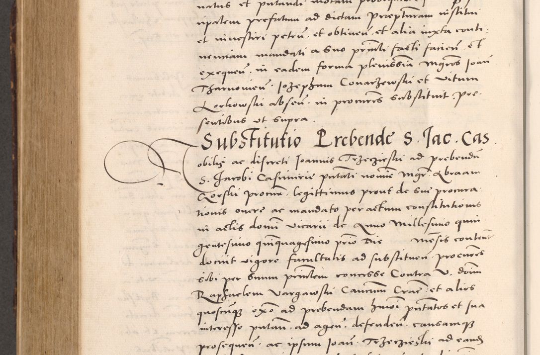 Zdjęcie nr 910 dla obiektu archiwalnego: Acta actorum causarum, sentenciarum tam diffinitivarum quam interloquutoriarum, decretorum, obligationum, quietationum et constitucionum procuratorum coram reverendo domino Bartholomeo Ganthkowsky cancellario Gnesnensi, archidiacono et reverendissimi in Christo patris domini Andree Dei gratia episcopi Cracoviensis vicario in spiritualibus generali Cracoviensi ad annum Domini millesimum quingentesimum quingentesimum primum, cuius indictio nona, pontificatus sanctissimi in Christo patris domini Julii divina providencia pape tercii, annus secundus (sic!) felici omine incipiutur.