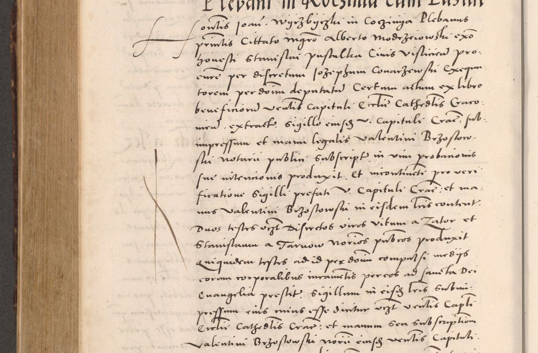 Zdjęcie nr 908 dla obiektu archiwalnego: Acta actorum causarum, sentenciarum tam diffinitivarum quam interloquutoriarum, decretorum, obligationum, quietationum et constitucionum procuratorum coram reverendo domino Bartholomeo Ganthkowsky cancellario Gnesnensi, archidiacono et reverendissimi in Christo patris domini Andree Dei gratia episcopi Cracoviensis vicario in spiritualibus generali Cracoviensi ad annum Domini millesimum quingentesimum quingentesimum primum, cuius indictio nona, pontificatus sanctissimi in Christo patris domini Julii divina providencia pape tercii, annus secundus (sic!) felici omine incipiutur.
