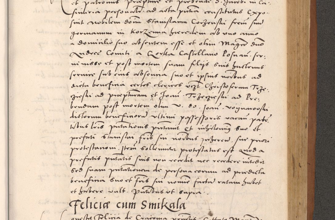 Zdjęcie nr 905 dla obiektu archiwalnego: Acta actorum causarum, sentenciarum tam diffinitivarum quam interloquutoriarum, decretorum, obligationum, quietationum et constitucionum procuratorum coram reverendo domino Bartholomeo Ganthkowsky cancellario Gnesnensi, archidiacono et reverendissimi in Christo patris domini Andree Dei gratia episcopi Cracoviensis vicario in spiritualibus generali Cracoviensi ad annum Domini millesimum quingentesimum quingentesimum primum, cuius indictio nona, pontificatus sanctissimi in Christo patris domini Julii divina providencia pape tercii, annus secundus (sic!) felici omine incipiutur.