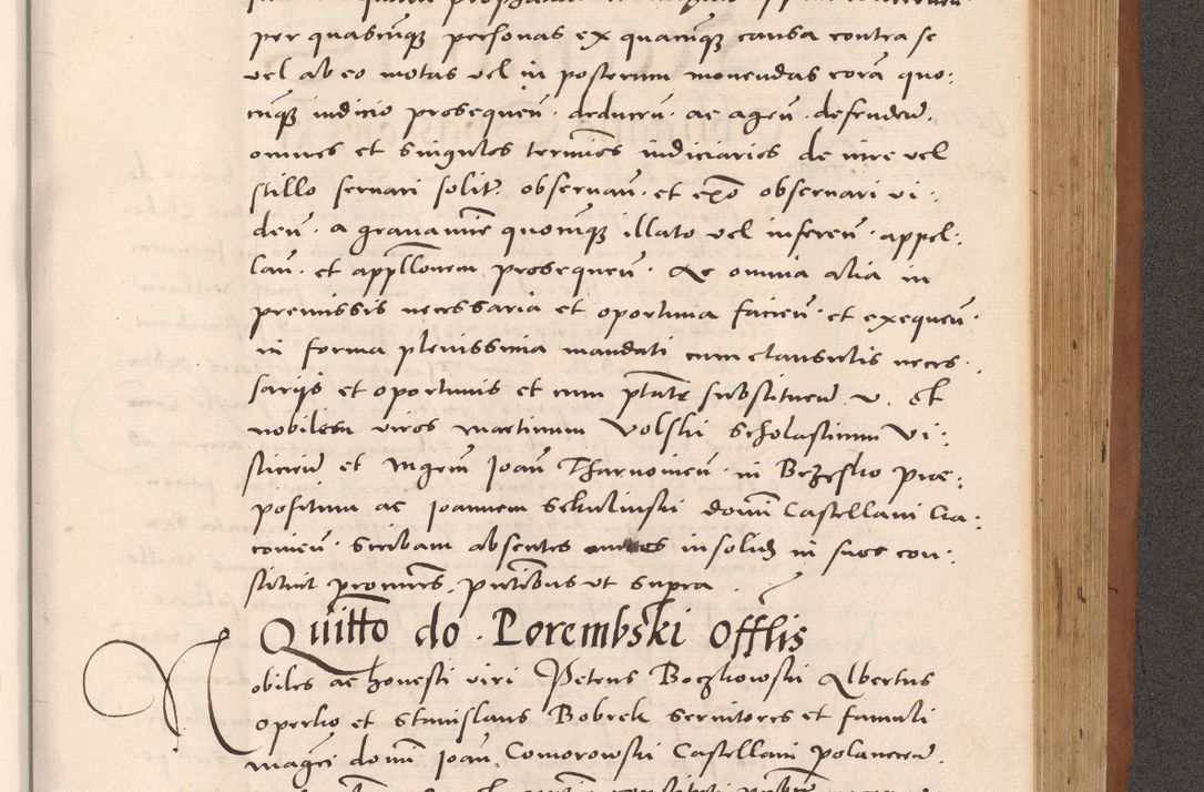 Zdjęcie nr 895 dla obiektu archiwalnego: Acta actorum causarum, sentenciarum tam diffinitivarum quam interloquutoriarum, decretorum, obligationum, quietationum et constitucionum procuratorum coram reverendo domino Bartholomeo Ganthkowsky cancellario Gnesnensi, archidiacono et reverendissimi in Christo patris domini Andree Dei gratia episcopi Cracoviensis vicario in spiritualibus generali Cracoviensi ad annum Domini millesimum quingentesimum quingentesimum primum, cuius indictio nona, pontificatus sanctissimi in Christo patris domini Julii divina providencia pape tercii, annus secundus (sic!) felici omine incipiutur.
