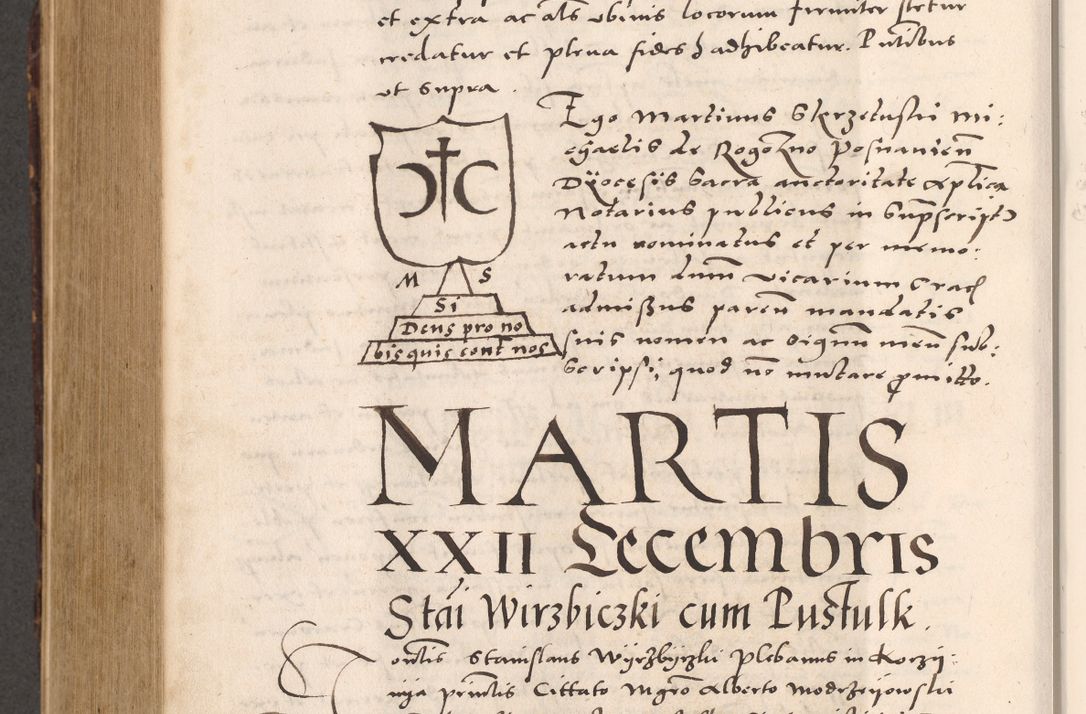 Zdjęcie nr 886 dla obiektu archiwalnego: Acta actorum causarum, sentenciarum tam diffinitivarum quam interloquutoriarum, decretorum, obligationum, quietationum et constitucionum procuratorum coram reverendo domino Bartholomeo Ganthkowsky cancellario Gnesnensi, archidiacono et reverendissimi in Christo patris domini Andree Dei gratia episcopi Cracoviensis vicario in spiritualibus generali Cracoviensi ad annum Domini millesimum quingentesimum quingentesimum primum, cuius indictio nona, pontificatus sanctissimi in Christo patris domini Julii divina providencia pape tercii, annus secundus (sic!) felici omine incipiutur.