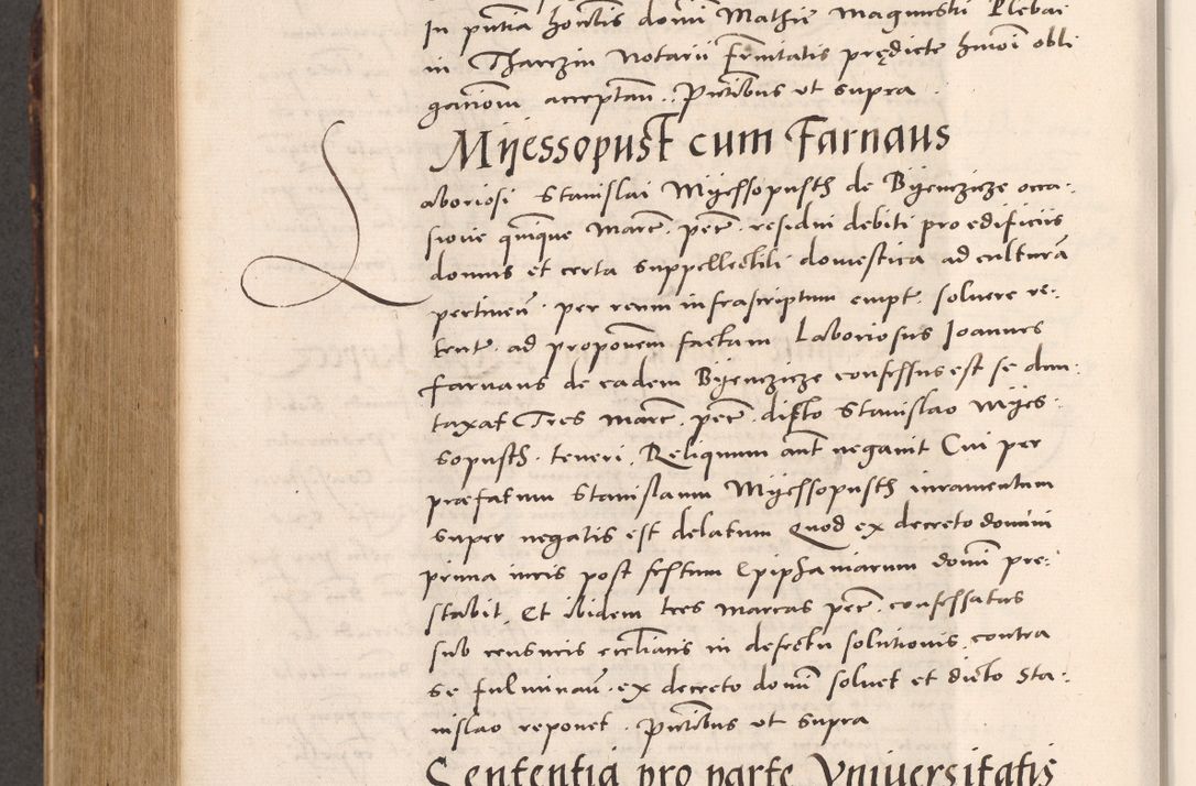Zdjęcie nr 888 dla obiektu archiwalnego: Acta actorum causarum, sentenciarum tam diffinitivarum quam interloquutoriarum, decretorum, obligationum, quietationum et constitucionum procuratorum coram reverendo domino Bartholomeo Ganthkowsky cancellario Gnesnensi, archidiacono et reverendissimi in Christo patris domini Andree Dei gratia episcopi Cracoviensis vicario in spiritualibus generali Cracoviensi ad annum Domini millesimum quingentesimum quingentesimum primum, cuius indictio nona, pontificatus sanctissimi in Christo patris domini Julii divina providencia pape tercii, annus secundus (sic!) felici omine incipiutur.