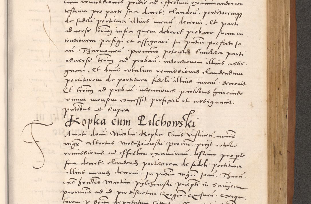 Zdjęcie nr 883 dla obiektu archiwalnego: Acta actorum causarum, sentenciarum tam diffinitivarum quam interloquutoriarum, decretorum, obligationum, quietationum et constitucionum procuratorum coram reverendo domino Bartholomeo Ganthkowsky cancellario Gnesnensi, archidiacono et reverendissimi in Christo patris domini Andree Dei gratia episcopi Cracoviensis vicario in spiritualibus generali Cracoviensi ad annum Domini millesimum quingentesimum quingentesimum primum, cuius indictio nona, pontificatus sanctissimi in Christo patris domini Julii divina providencia pape tercii, annus secundus (sic!) felici omine incipiutur.