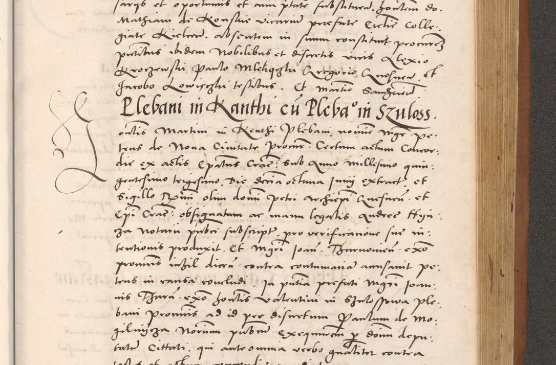 Zdjęcie nr 879 dla obiektu archiwalnego: Acta actorum causarum, sentenciarum tam diffinitivarum quam interloquutoriarum, decretorum, obligationum, quietationum et constitucionum procuratorum coram reverendo domino Bartholomeo Ganthkowsky cancellario Gnesnensi, archidiacono et reverendissimi in Christo patris domini Andree Dei gratia episcopi Cracoviensis vicario in spiritualibus generali Cracoviensi ad annum Domini millesimum quingentesimum quingentesimum primum, cuius indictio nona, pontificatus sanctissimi in Christo patris domini Julii divina providencia pape tercii, annus secundus (sic!) felici omine incipiutur.