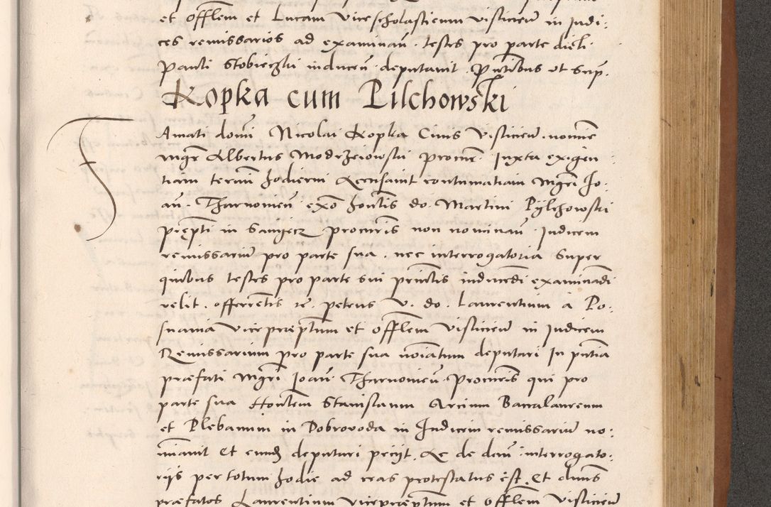 Zdjęcie nr 873 dla obiektu archiwalnego: Acta actorum causarum, sentenciarum tam diffinitivarum quam interloquutoriarum, decretorum, obligationum, quietationum et constitucionum procuratorum coram reverendo domino Bartholomeo Ganthkowsky cancellario Gnesnensi, archidiacono et reverendissimi in Christo patris domini Andree Dei gratia episcopi Cracoviensis vicario in spiritualibus generali Cracoviensi ad annum Domini millesimum quingentesimum quingentesimum primum, cuius indictio nona, pontificatus sanctissimi in Christo patris domini Julii divina providencia pape tercii, annus secundus (sic!) felici omine incipiutur.