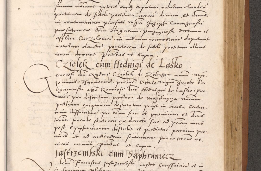 Zdjęcie nr 871 dla obiektu archiwalnego: Acta actorum causarum, sentenciarum tam diffinitivarum quam interloquutoriarum, decretorum, obligationum, quietationum et constitucionum procuratorum coram reverendo domino Bartholomeo Ganthkowsky cancellario Gnesnensi, archidiacono et reverendissimi in Christo patris domini Andree Dei gratia episcopi Cracoviensis vicario in spiritualibus generali Cracoviensi ad annum Domini millesimum quingentesimum quingentesimum primum, cuius indictio nona, pontificatus sanctissimi in Christo patris domini Julii divina providencia pape tercii, annus secundus (sic!) felici omine incipiutur.