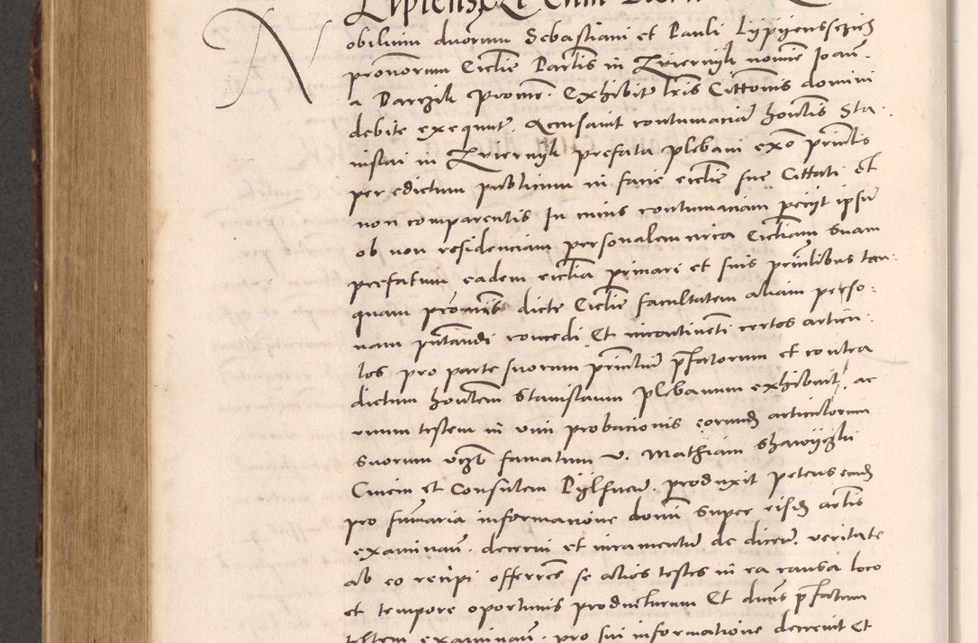 Zdjęcie nr 868 dla obiektu archiwalnego: Acta actorum causarum, sentenciarum tam diffinitivarum quam interloquutoriarum, decretorum, obligationum, quietationum et constitucionum procuratorum coram reverendo domino Bartholomeo Ganthkowsky cancellario Gnesnensi, archidiacono et reverendissimi in Christo patris domini Andree Dei gratia episcopi Cracoviensis vicario in spiritualibus generali Cracoviensi ad annum Domini millesimum quingentesimum quingentesimum primum, cuius indictio nona, pontificatus sanctissimi in Christo patris domini Julii divina providencia pape tercii, annus secundus (sic!) felici omine incipiutur.