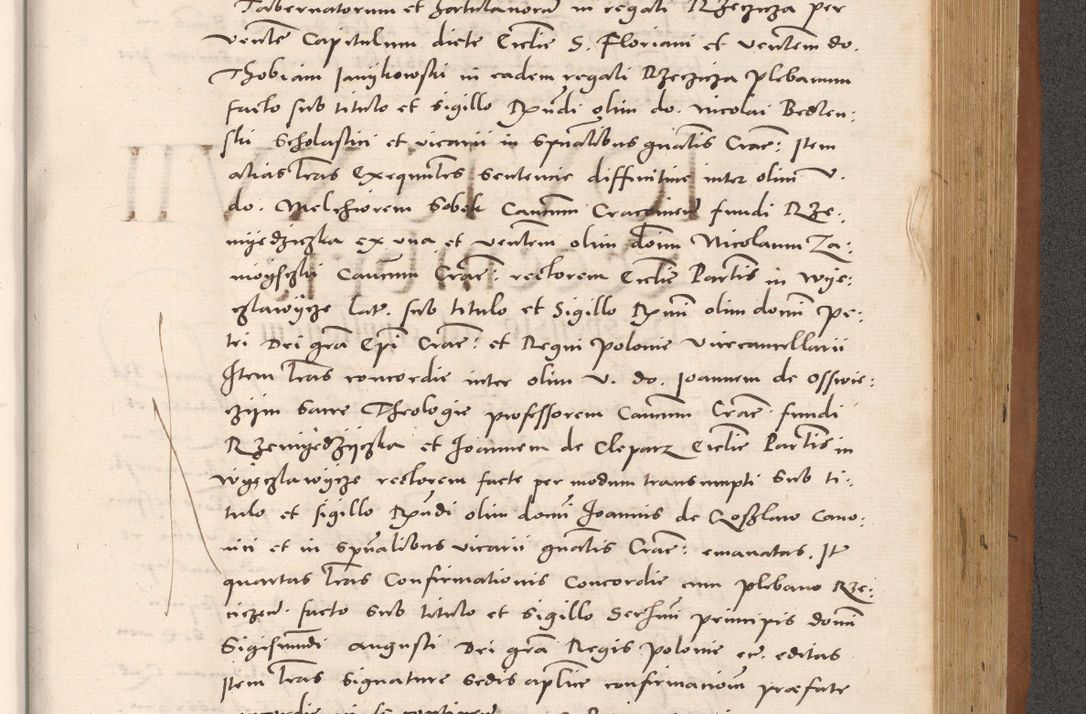 Zdjęcie nr 869 dla obiektu archiwalnego: Acta actorum causarum, sentenciarum tam diffinitivarum quam interloquutoriarum, decretorum, obligationum, quietationum et constitucionum procuratorum coram reverendo domino Bartholomeo Ganthkowsky cancellario Gnesnensi, archidiacono et reverendissimi in Christo patris domini Andree Dei gratia episcopi Cracoviensis vicario in spiritualibus generali Cracoviensi ad annum Domini millesimum quingentesimum quingentesimum primum, cuius indictio nona, pontificatus sanctissimi in Christo patris domini Julii divina providencia pape tercii, annus secundus (sic!) felici omine incipiutur.