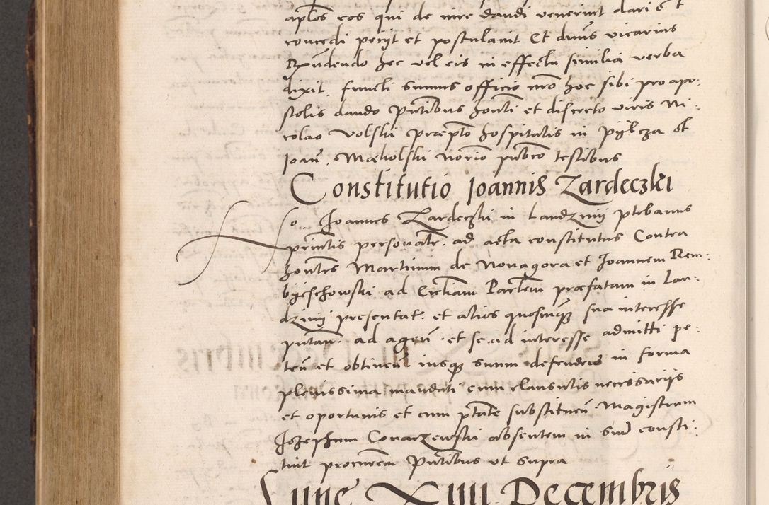 Zdjęcie nr 858 dla obiektu archiwalnego: Acta actorum causarum, sentenciarum tam diffinitivarum quam interloquutoriarum, decretorum, obligationum, quietationum et constitucionum procuratorum coram reverendo domino Bartholomeo Ganthkowsky cancellario Gnesnensi, archidiacono et reverendissimi in Christo patris domini Andree Dei gratia episcopi Cracoviensis vicario in spiritualibus generali Cracoviensi ad annum Domini millesimum quingentesimum quingentesimum primum, cuius indictio nona, pontificatus sanctissimi in Christo patris domini Julii divina providencia pape tercii, annus secundus (sic!) felici omine incipiutur.