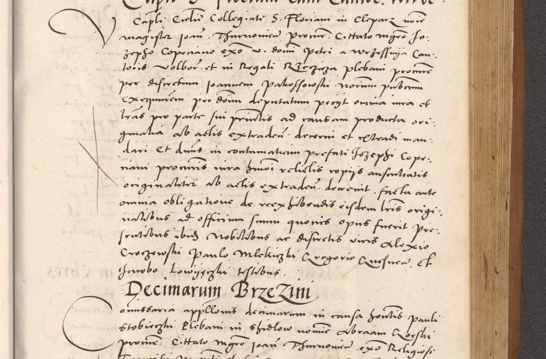 Zdjęcie nr 859 dla obiektu archiwalnego: Acta actorum causarum, sentenciarum tam diffinitivarum quam interloquutoriarum, decretorum, obligationum, quietationum et constitucionum procuratorum coram reverendo domino Bartholomeo Ganthkowsky cancellario Gnesnensi, archidiacono et reverendissimi in Christo patris domini Andree Dei gratia episcopi Cracoviensis vicario in spiritualibus generali Cracoviensi ad annum Domini millesimum quingentesimum quingentesimum primum, cuius indictio nona, pontificatus sanctissimi in Christo patris domini Julii divina providencia pape tercii, annus secundus (sic!) felici omine incipiutur.