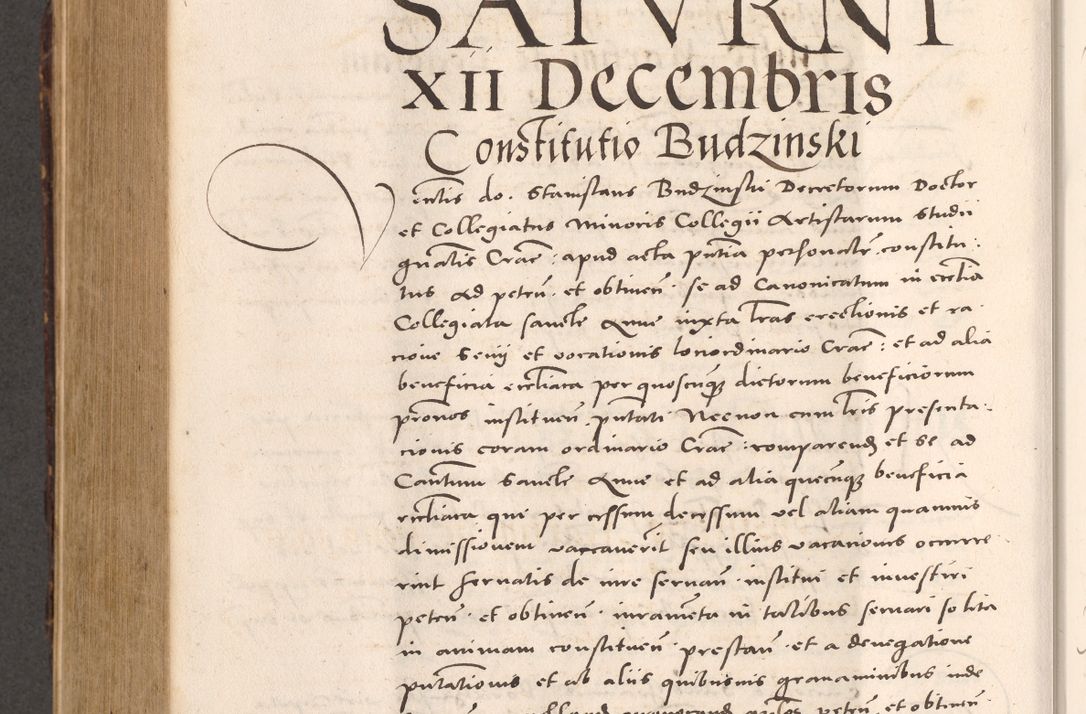 Zdjęcie nr 850 dla obiektu archiwalnego: Acta actorum causarum, sentenciarum tam diffinitivarum quam interloquutoriarum, decretorum, obligationum, quietationum et constitucionum procuratorum coram reverendo domino Bartholomeo Ganthkowsky cancellario Gnesnensi, archidiacono et reverendissimi in Christo patris domini Andree Dei gratia episcopi Cracoviensis vicario in spiritualibus generali Cracoviensi ad annum Domini millesimum quingentesimum quingentesimum primum, cuius indictio nona, pontificatus sanctissimi in Christo patris domini Julii divina providencia pape tercii, annus secundus (sic!) felici omine incipiutur.