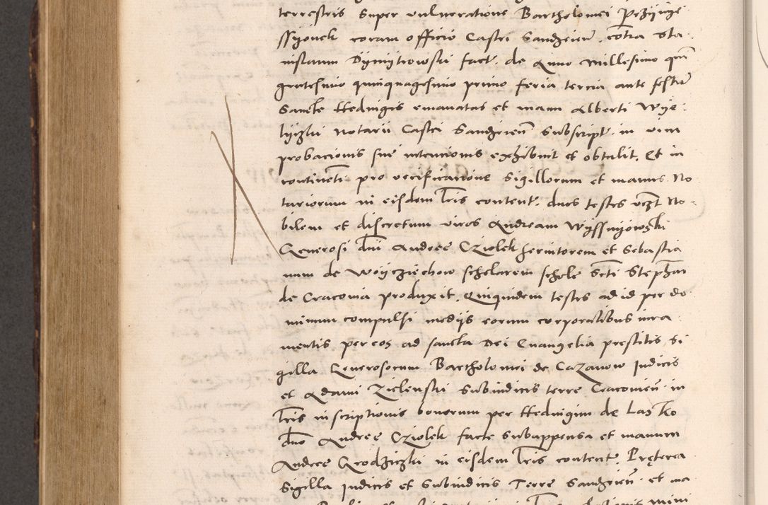 Zdjęcie nr 842 dla obiektu archiwalnego: Acta actorum causarum, sentenciarum tam diffinitivarum quam interloquutoriarum, decretorum, obligationum, quietationum et constitucionum procuratorum coram reverendo domino Bartholomeo Ganthkowsky cancellario Gnesnensi, archidiacono et reverendissimi in Christo patris domini Andree Dei gratia episcopi Cracoviensis vicario in spiritualibus generali Cracoviensi ad annum Domini millesimum quingentesimum quingentesimum primum, cuius indictio nona, pontificatus sanctissimi in Christo patris domini Julii divina providencia pape tercii, annus secundus (sic!) felici omine incipiutur.