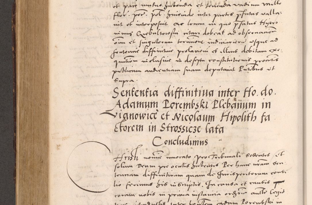 Zdjęcie nr 846 dla obiektu archiwalnego: Acta actorum causarum, sentenciarum tam diffinitivarum quam interloquutoriarum, decretorum, obligationum, quietationum et constitucionum procuratorum coram reverendo domino Bartholomeo Ganthkowsky cancellario Gnesnensi, archidiacono et reverendissimi in Christo patris domini Andree Dei gratia episcopi Cracoviensis vicario in spiritualibus generali Cracoviensi ad annum Domini millesimum quingentesimum quingentesimum primum, cuius indictio nona, pontificatus sanctissimi in Christo patris domini Julii divina providencia pape tercii, annus secundus (sic!) felici omine incipiutur.