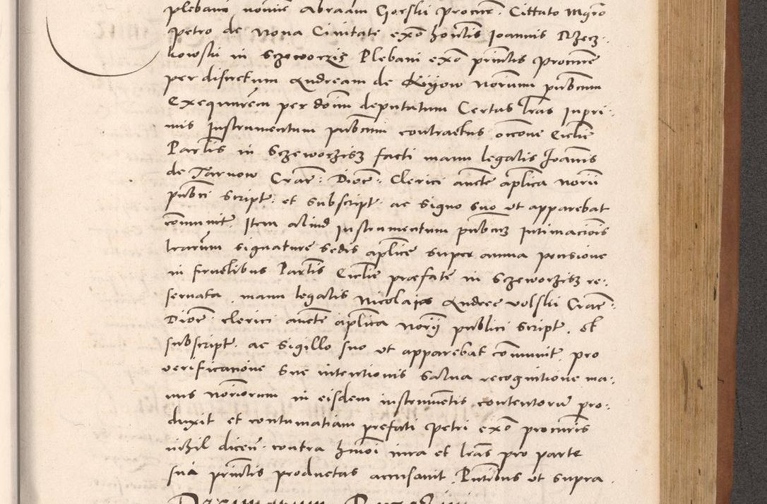 Zdjęcie nr 843 dla obiektu archiwalnego: Acta actorum causarum, sentenciarum tam diffinitivarum quam interloquutoriarum, decretorum, obligationum, quietationum et constitucionum procuratorum coram reverendo domino Bartholomeo Ganthkowsky cancellario Gnesnensi, archidiacono et reverendissimi in Christo patris domini Andree Dei gratia episcopi Cracoviensis vicario in spiritualibus generali Cracoviensi ad annum Domini millesimum quingentesimum quingentesimum primum, cuius indictio nona, pontificatus sanctissimi in Christo patris domini Julii divina providencia pape tercii, annus secundus (sic!) felici omine incipiutur.