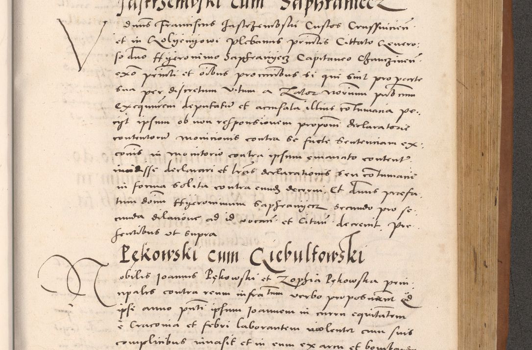 Zdjęcie nr 845 dla obiektu archiwalnego: Acta actorum causarum, sentenciarum tam diffinitivarum quam interloquutoriarum, decretorum, obligationum, quietationum et constitucionum procuratorum coram reverendo domino Bartholomeo Ganthkowsky cancellario Gnesnensi, archidiacono et reverendissimi in Christo patris domini Andree Dei gratia episcopi Cracoviensis vicario in spiritualibus generali Cracoviensi ad annum Domini millesimum quingentesimum quingentesimum primum, cuius indictio nona, pontificatus sanctissimi in Christo patris domini Julii divina providencia pape tercii, annus secundus (sic!) felici omine incipiutur.