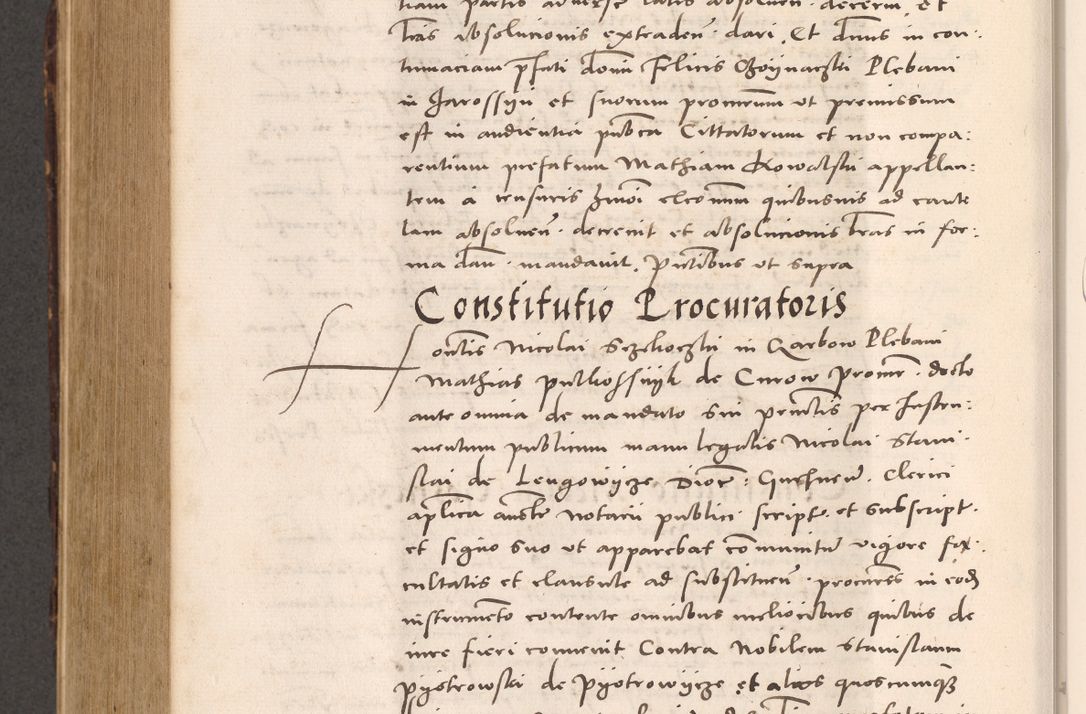 Zdjęcie nr 840 dla obiektu archiwalnego: Acta actorum causarum, sentenciarum tam diffinitivarum quam interloquutoriarum, decretorum, obligationum, quietationum et constitucionum procuratorum coram reverendo domino Bartholomeo Ganthkowsky cancellario Gnesnensi, archidiacono et reverendissimi in Christo patris domini Andree Dei gratia episcopi Cracoviensis vicario in spiritualibus generali Cracoviensi ad annum Domini millesimum quingentesimum quingentesimum primum, cuius indictio nona, pontificatus sanctissimi in Christo patris domini Julii divina providencia pape tercii, annus secundus (sic!) felici omine incipiutur.
