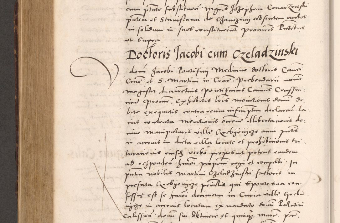 Zdjęcie nr 838 dla obiektu archiwalnego: Acta actorum causarum, sentenciarum tam diffinitivarum quam interloquutoriarum, decretorum, obligationum, quietationum et constitucionum procuratorum coram reverendo domino Bartholomeo Ganthkowsky cancellario Gnesnensi, archidiacono et reverendissimi in Christo patris domini Andree Dei gratia episcopi Cracoviensis vicario in spiritualibus generali Cracoviensi ad annum Domini millesimum quingentesimum quingentesimum primum, cuius indictio nona, pontificatus sanctissimi in Christo patris domini Julii divina providencia pape tercii, annus secundus (sic!) felici omine incipiutur.