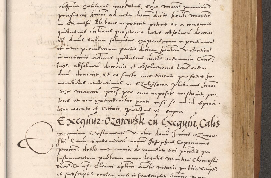 Zdjęcie nr 837 dla obiektu archiwalnego: Acta actorum causarum, sentenciarum tam diffinitivarum quam interloquutoriarum, decretorum, obligationum, quietationum et constitucionum procuratorum coram reverendo domino Bartholomeo Ganthkowsky cancellario Gnesnensi, archidiacono et reverendissimi in Christo patris domini Andree Dei gratia episcopi Cracoviensis vicario in spiritualibus generali Cracoviensi ad annum Domini millesimum quingentesimum quingentesimum primum, cuius indictio nona, pontificatus sanctissimi in Christo patris domini Julii divina providencia pape tercii, annus secundus (sic!) felici omine incipiutur.