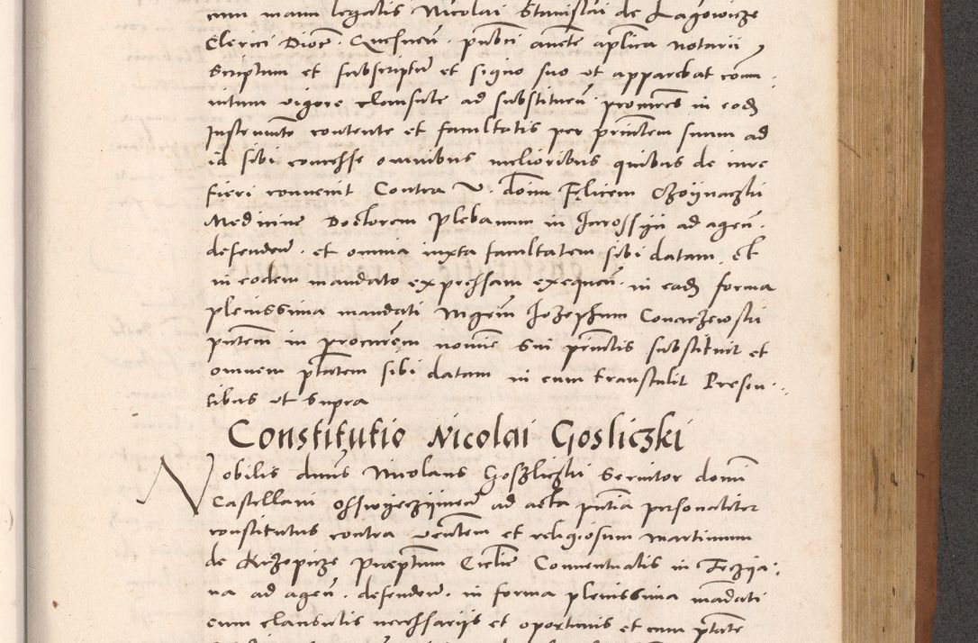 Zdjęcie nr 839 dla obiektu archiwalnego: Acta actorum causarum, sentenciarum tam diffinitivarum quam interloquutoriarum, decretorum, obligationum, quietationum et constitucionum procuratorum coram reverendo domino Bartholomeo Ganthkowsky cancellario Gnesnensi, archidiacono et reverendissimi in Christo patris domini Andree Dei gratia episcopi Cracoviensis vicario in spiritualibus generali Cracoviensi ad annum Domini millesimum quingentesimum quingentesimum primum, cuius indictio nona, pontificatus sanctissimi in Christo patris domini Julii divina providencia pape tercii, annus secundus (sic!) felici omine incipiutur.
