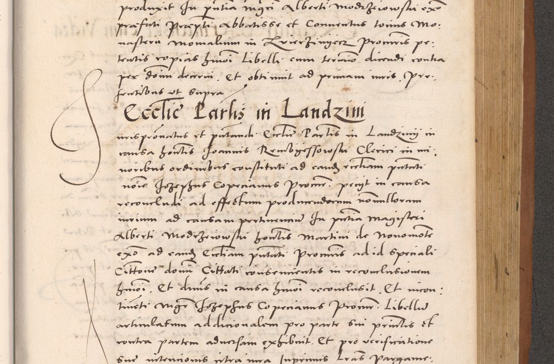 Zdjęcie nr 835 dla obiektu archiwalnego: Acta actorum causarum, sentenciarum tam diffinitivarum quam interloquutoriarum, decretorum, obligationum, quietationum et constitucionum procuratorum coram reverendo domino Bartholomeo Ganthkowsky cancellario Gnesnensi, archidiacono et reverendissimi in Christo patris domini Andree Dei gratia episcopi Cracoviensis vicario in spiritualibus generali Cracoviensi ad annum Domini millesimum quingentesimum quingentesimum primum, cuius indictio nona, pontificatus sanctissimi in Christo patris domini Julii divina providencia pape tercii, annus secundus (sic!) felici omine incipiutur.