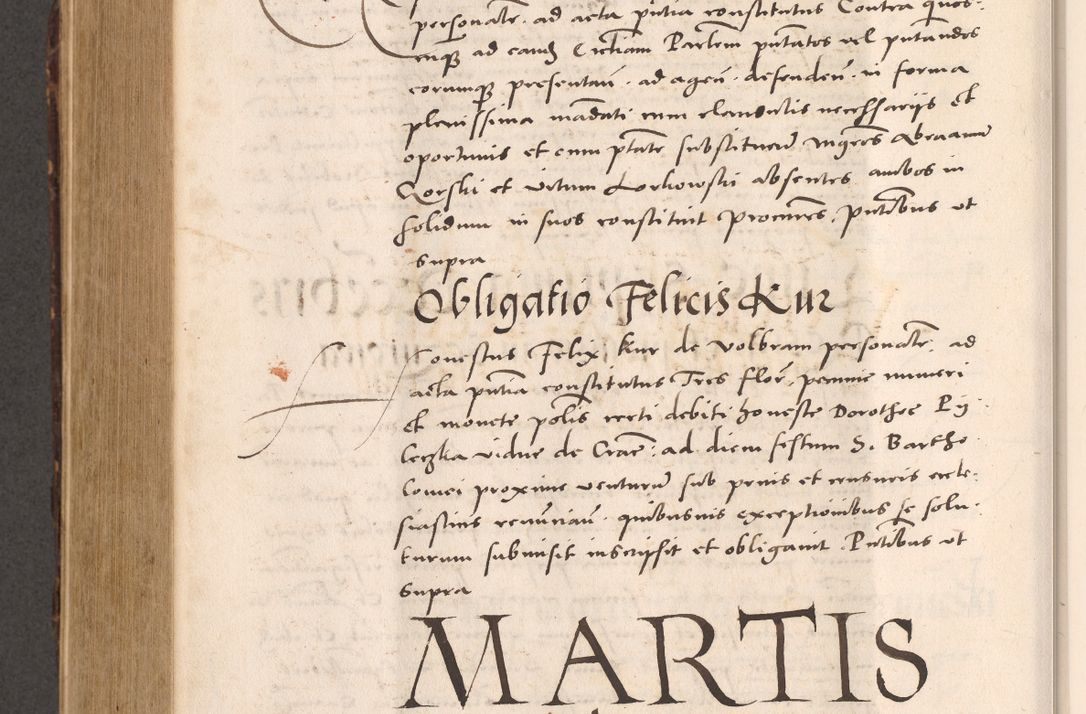 Zdjęcie nr 832 dla obiektu archiwalnego: Acta actorum causarum, sentenciarum tam diffinitivarum quam interloquutoriarum, decretorum, obligationum, quietationum et constitucionum procuratorum coram reverendo domino Bartholomeo Ganthkowsky cancellario Gnesnensi, archidiacono et reverendissimi in Christo patris domini Andree Dei gratia episcopi Cracoviensis vicario in spiritualibus generali Cracoviensi ad annum Domini millesimum quingentesimum quingentesimum primum, cuius indictio nona, pontificatus sanctissimi in Christo patris domini Julii divina providencia pape tercii, annus secundus (sic!) felici omine incipiutur.