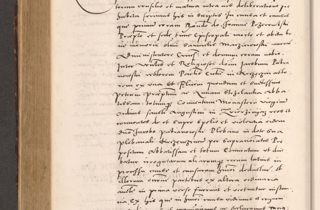 Zdjęcie nr 828 dla obiektu archiwalnego: Acta actorum causarum, sentenciarum tam diffinitivarum quam interloquutoriarum, decretorum, obligationum, quietationum et constitucionum procuratorum coram reverendo domino Bartholomeo Ganthkowsky cancellario Gnesnensi, archidiacono et reverendissimi in Christo patris domini Andree Dei gratia episcopi Cracoviensis vicario in spiritualibus generali Cracoviensi ad annum Domini millesimum quingentesimum quingentesimum primum, cuius indictio nona, pontificatus sanctissimi in Christo patris domini Julii divina providencia pape tercii, annus secundus (sic!) felici omine incipiutur.