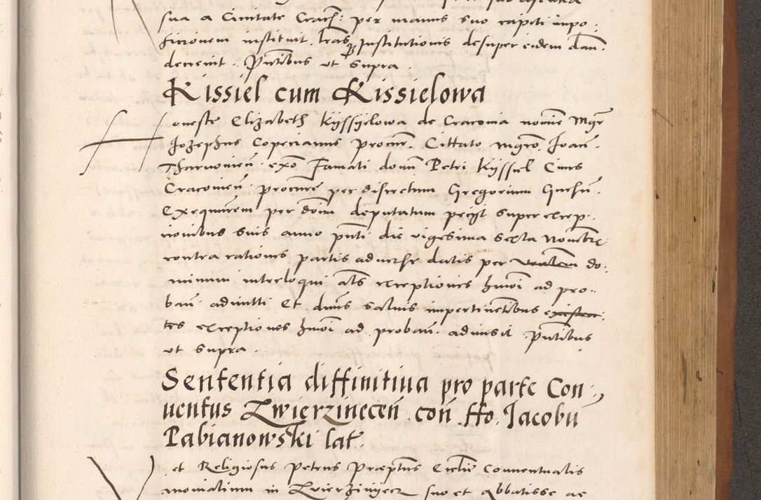 Zdjęcie nr 827 dla obiektu archiwalnego: Acta actorum causarum, sentenciarum tam diffinitivarum quam interloquutoriarum, decretorum, obligationum, quietationum et constitucionum procuratorum coram reverendo domino Bartholomeo Ganthkowsky cancellario Gnesnensi, archidiacono et reverendissimi in Christo patris domini Andree Dei gratia episcopi Cracoviensis vicario in spiritualibus generali Cracoviensi ad annum Domini millesimum quingentesimum quingentesimum primum, cuius indictio nona, pontificatus sanctissimi in Christo patris domini Julii divina providencia pape tercii, annus secundus (sic!) felici omine incipiutur.