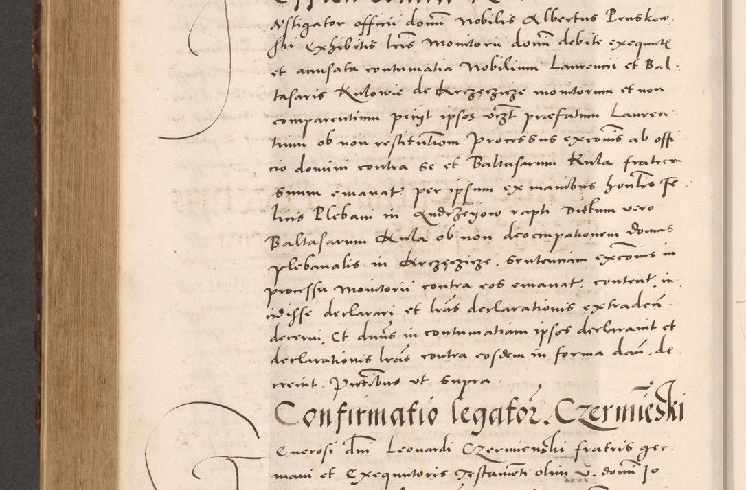 Zdjęcie nr 830 dla obiektu archiwalnego: Acta actorum causarum, sentenciarum tam diffinitivarum quam interloquutoriarum, decretorum, obligationum, quietationum et constitucionum procuratorum coram reverendo domino Bartholomeo Ganthkowsky cancellario Gnesnensi, archidiacono et reverendissimi in Christo patris domini Andree Dei gratia episcopi Cracoviensis vicario in spiritualibus generali Cracoviensi ad annum Domini millesimum quingentesimum quingentesimum primum, cuius indictio nona, pontificatus sanctissimi in Christo patris domini Julii divina providencia pape tercii, annus secundus (sic!) felici omine incipiutur.