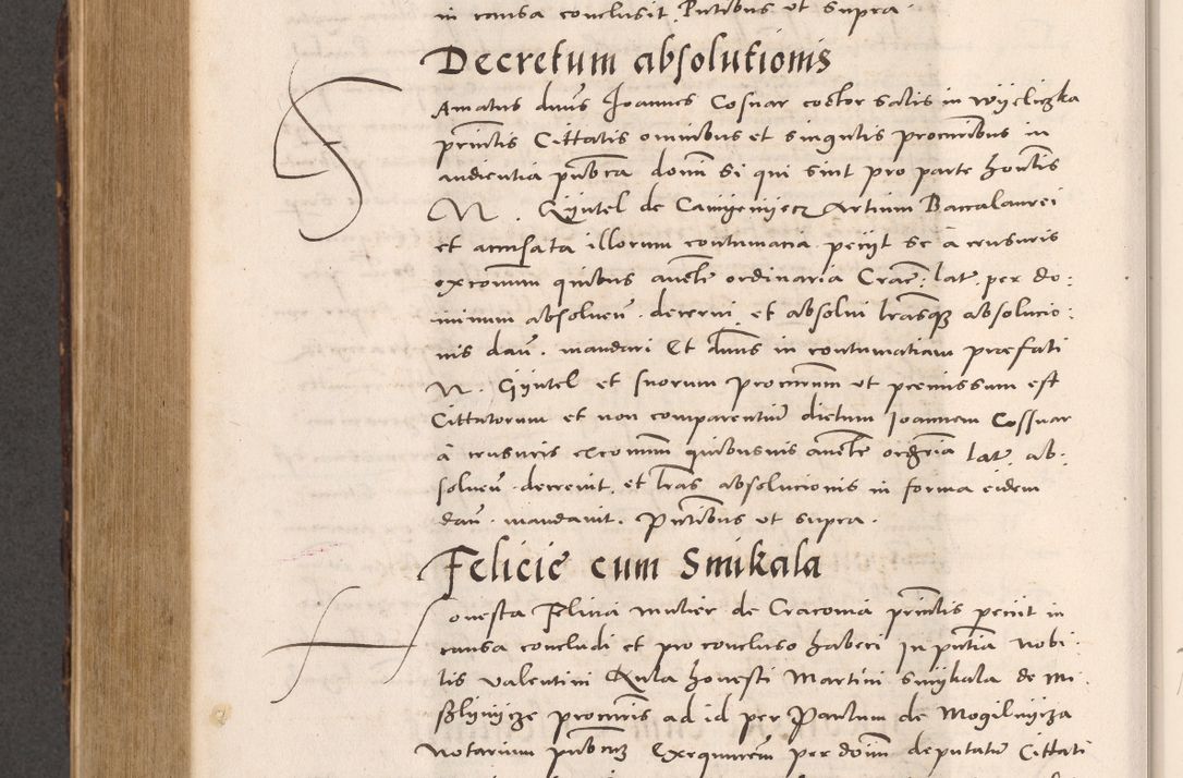 Zdjęcie nr 822 dla obiektu archiwalnego: Acta actorum causarum, sentenciarum tam diffinitivarum quam interloquutoriarum, decretorum, obligationum, quietationum et constitucionum procuratorum coram reverendo domino Bartholomeo Ganthkowsky cancellario Gnesnensi, archidiacono et reverendissimi in Christo patris domini Andree Dei gratia episcopi Cracoviensis vicario in spiritualibus generali Cracoviensi ad annum Domini millesimum quingentesimum quingentesimum primum, cuius indictio nona, pontificatus sanctissimi in Christo patris domini Julii divina providencia pape tercii, annus secundus (sic!) felici omine incipiutur.
